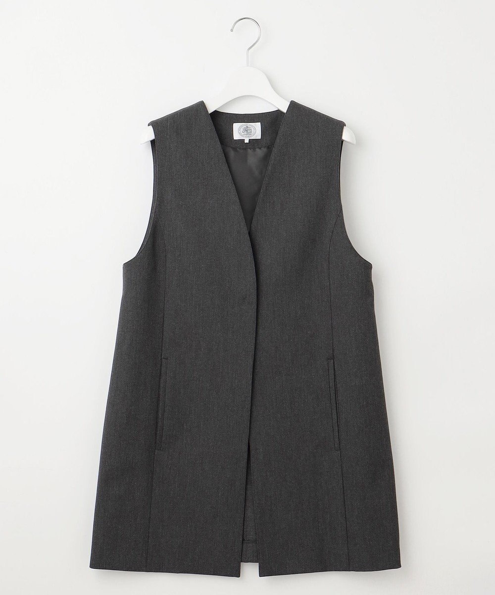 J.PRESS LADIES L T/Rアルガンシルク ジレ 