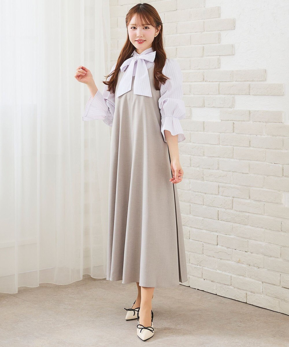 Feroux ダブルストラップキャミ ドレス 