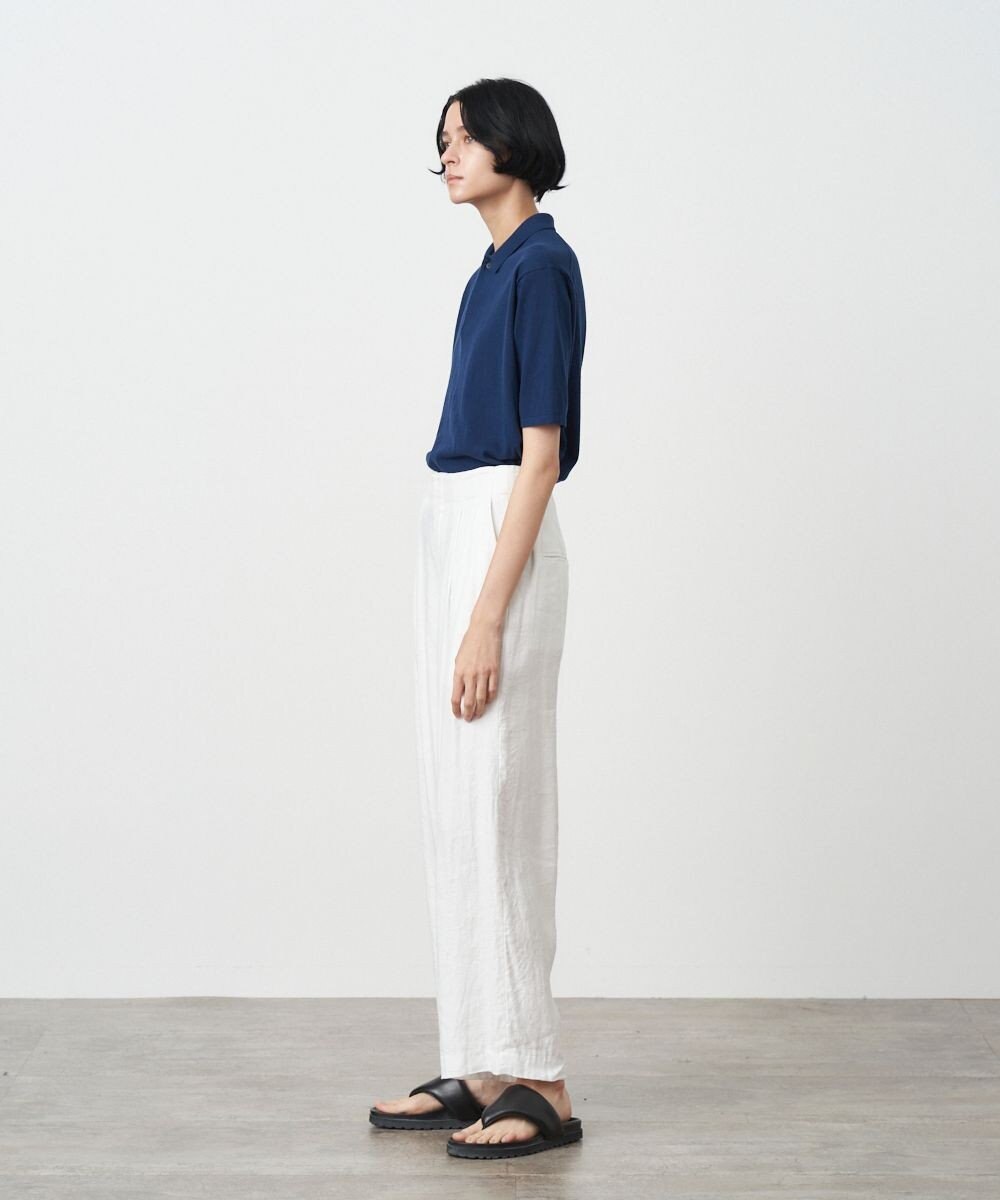 ATON LINEN VISCOSE | ワイドパンツ 
