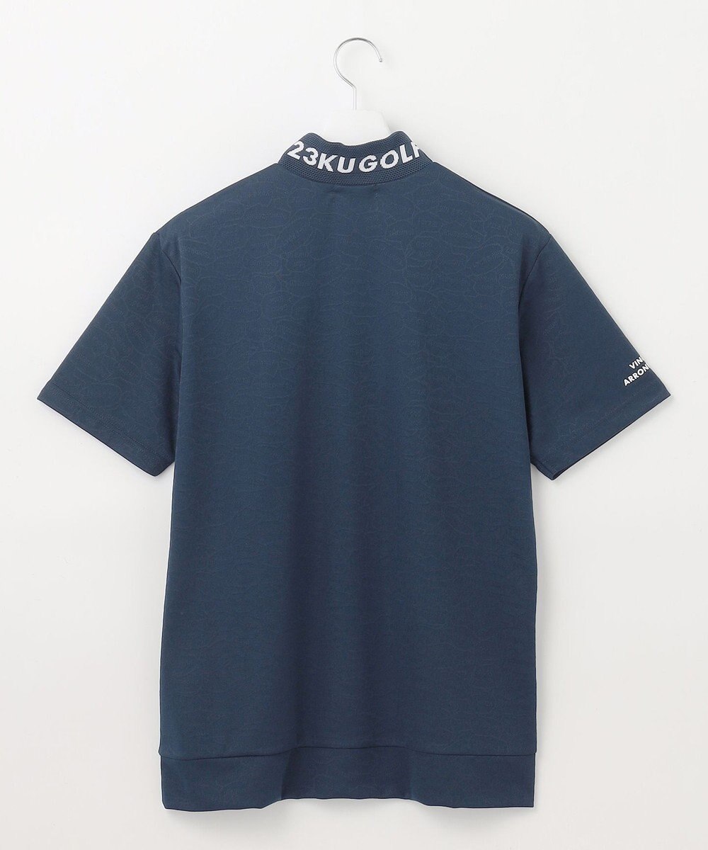 23区GOLF 【MEN】【吸水速乾/UVケア】ＹＥＬＬ柄ジャガード モックネック 