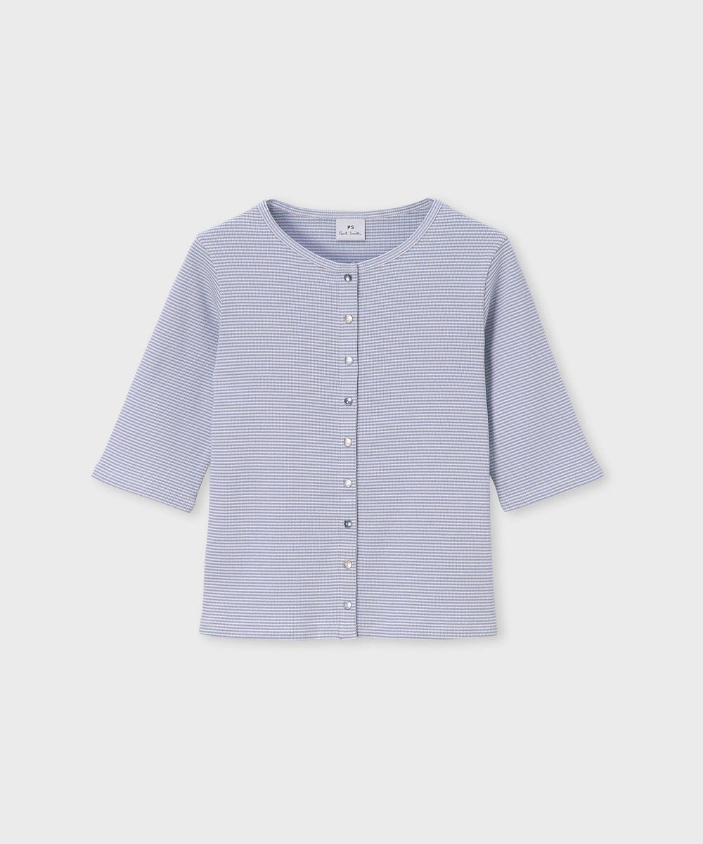 Paul Smith ボーダー ハーフスリーブ カーディガン 