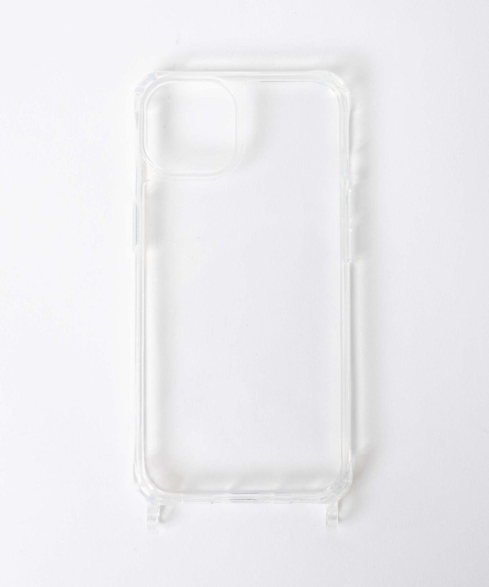 WEGO ストラップホール付きクリアiphoneケース 