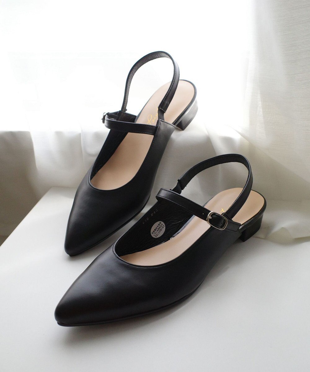 Pointer 日本製 本革ベルト付きミュール 