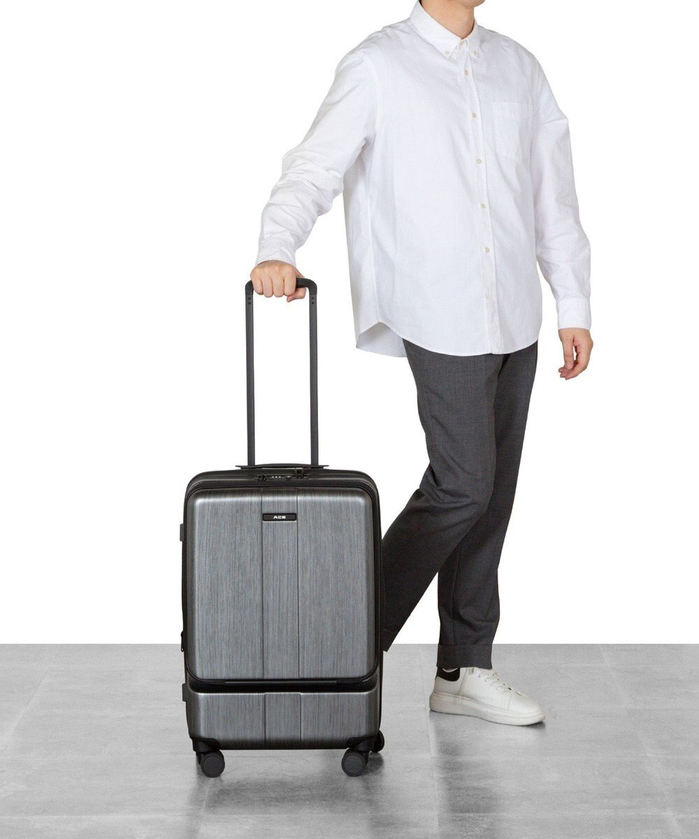 ACE BAGS & LUGGAGE ACE フォールズ スーツケー  4~5泊目安 フロントポケット・キャスターストッパー機能付き 06906 エース 