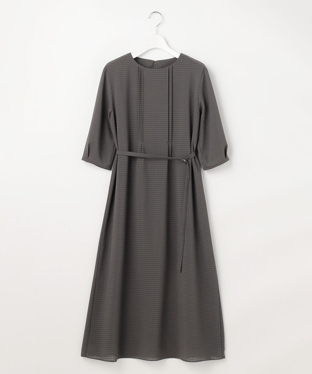 J.PRESS LADIES S シアーブロックチェック ワンピース 