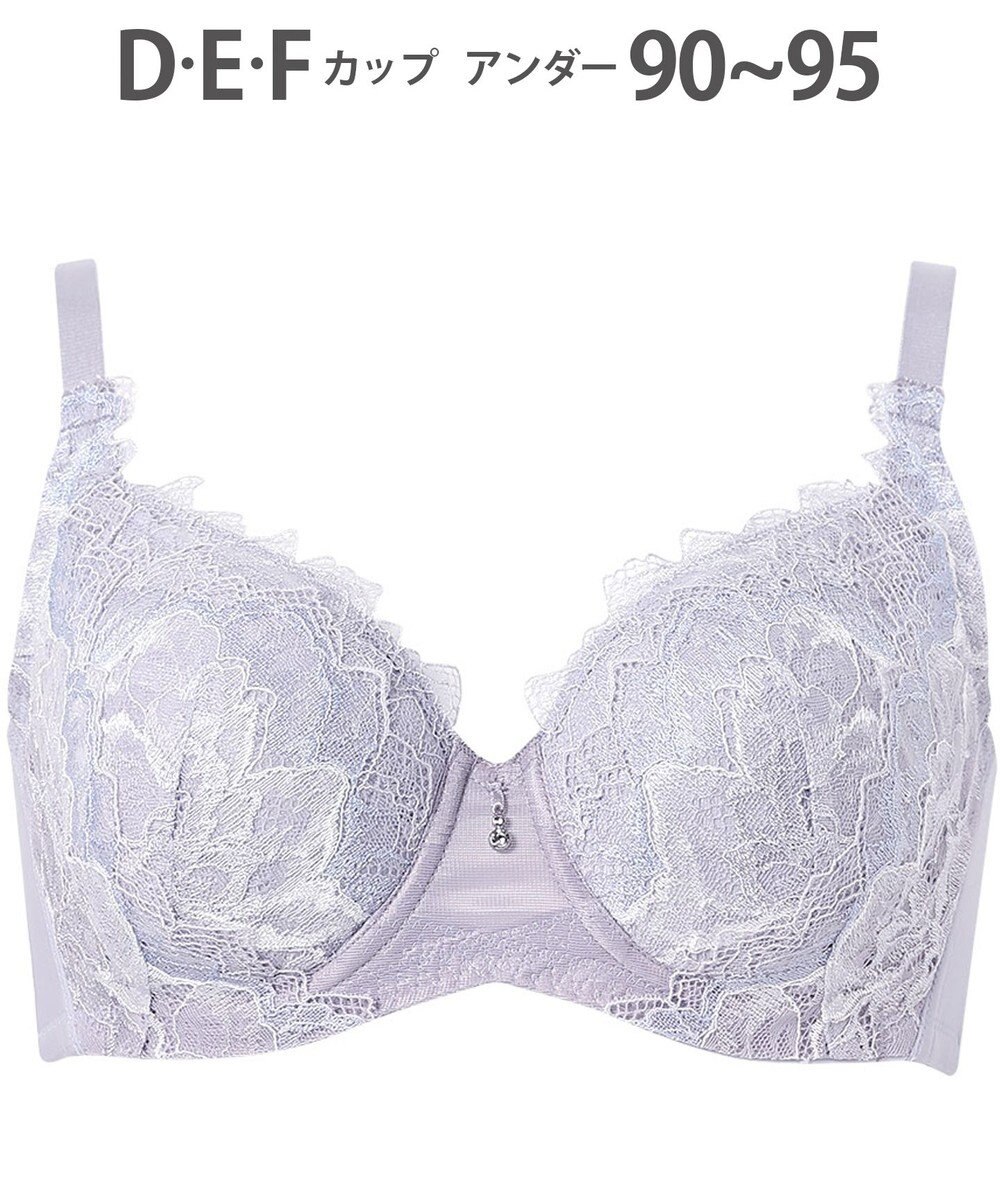 WACOAL ブラジャー 【ハグするブラ】 体温を感知してカラダになじむ 脇高設計 小さく見せる Hカップまで対応 大きいサイズ レディース フルカップ BXB318 /ワコール 