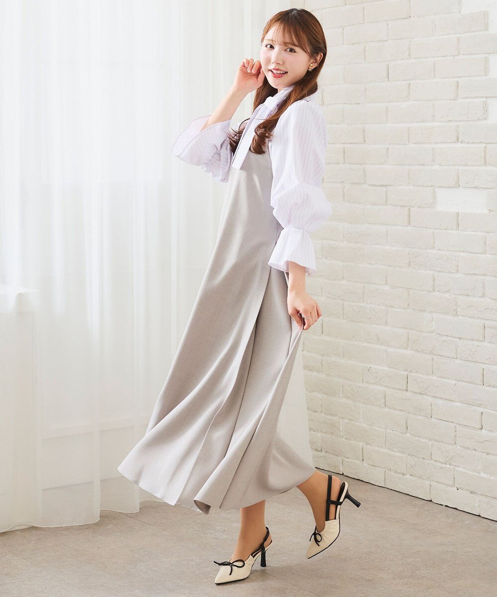 Feroux ダブルストラップキャミ ドレス 