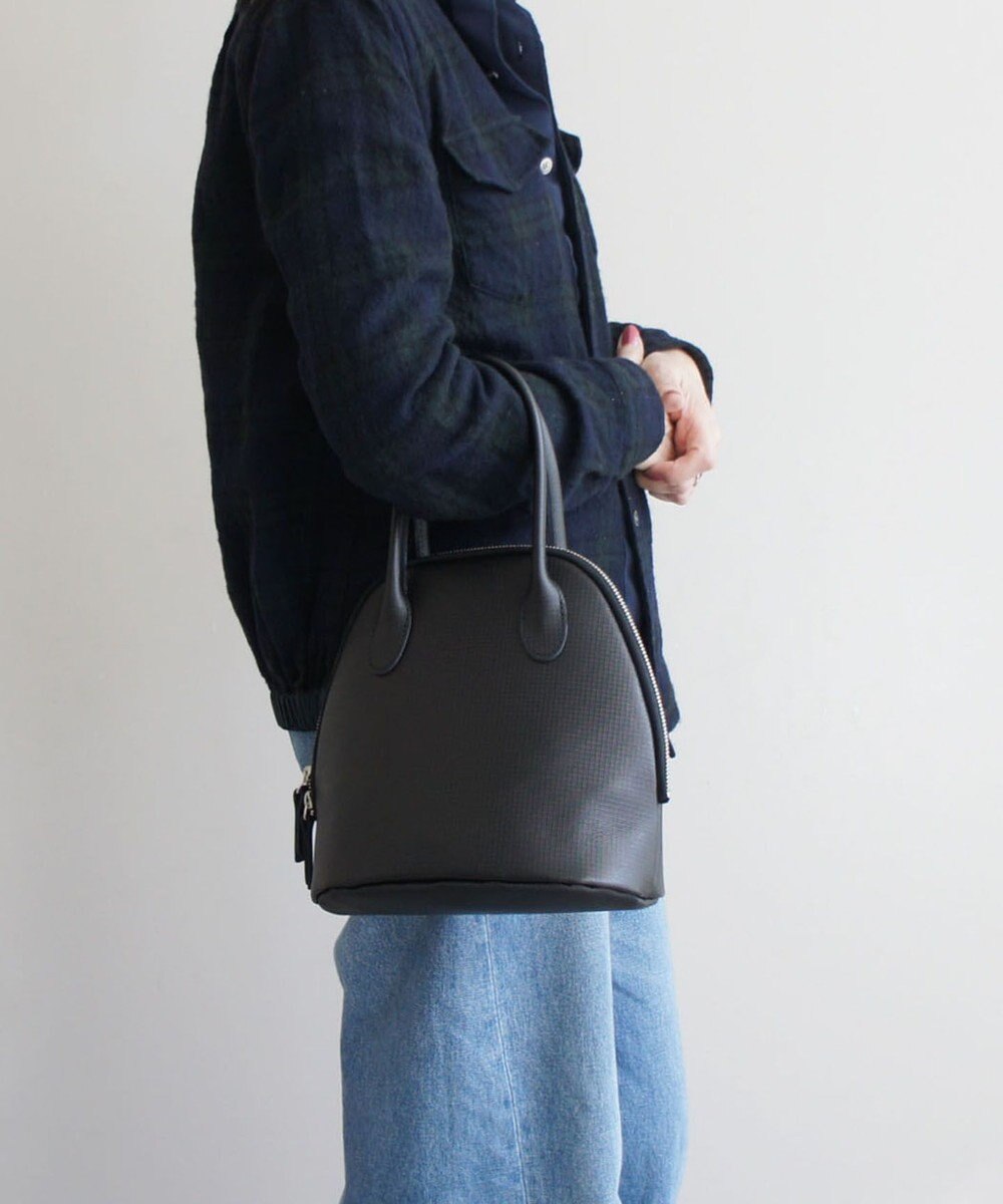 TIDEWAY MOSS グリッド ボストンバッグ S 