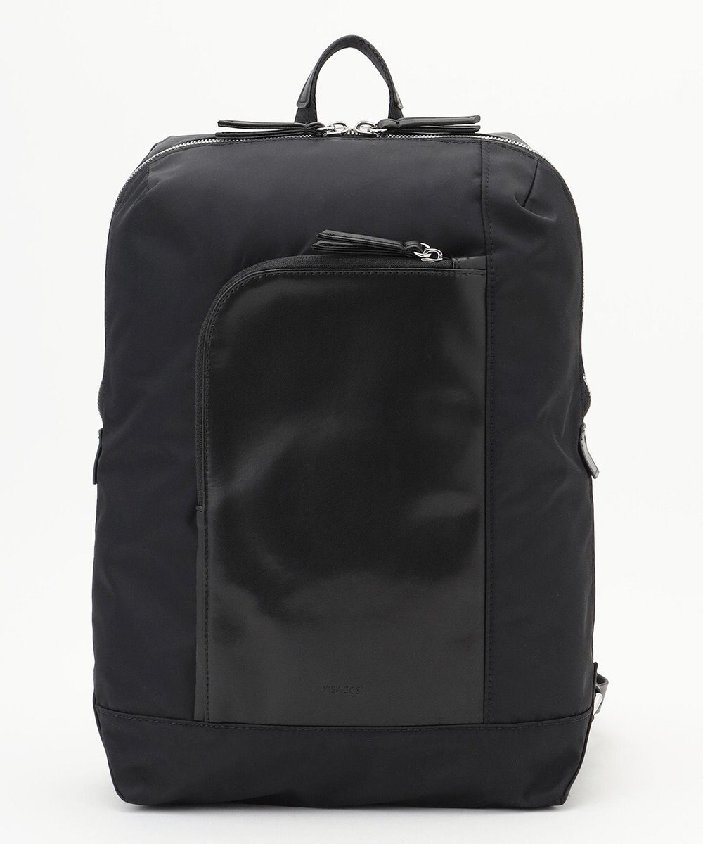 Y'SACCS ナイロン×リサイクルレザー　コンビマルチリュック 
