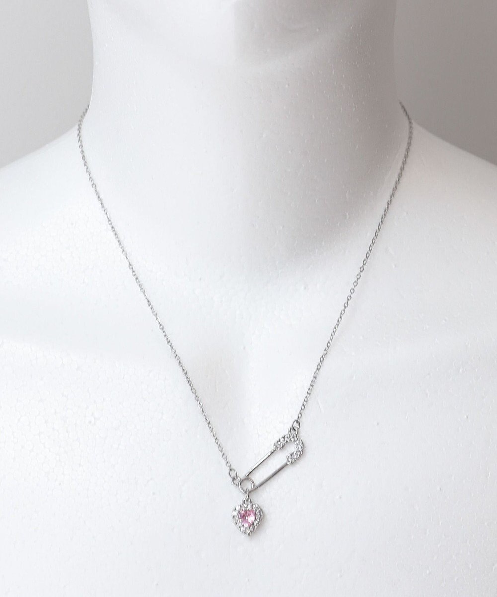 WEGO Lステンレスストーンモチーフネックレス 