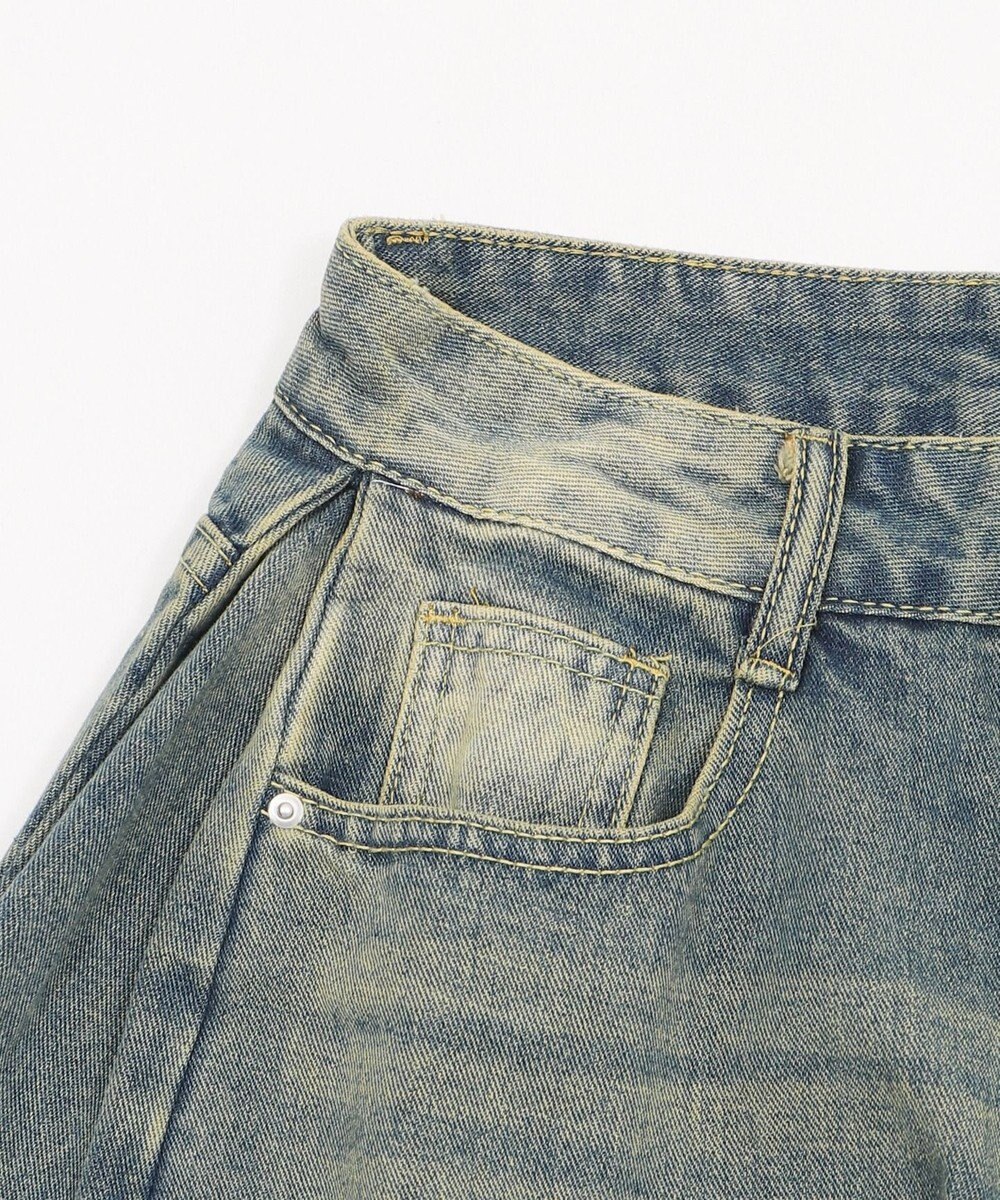 WEGO バギーハーフデニム 