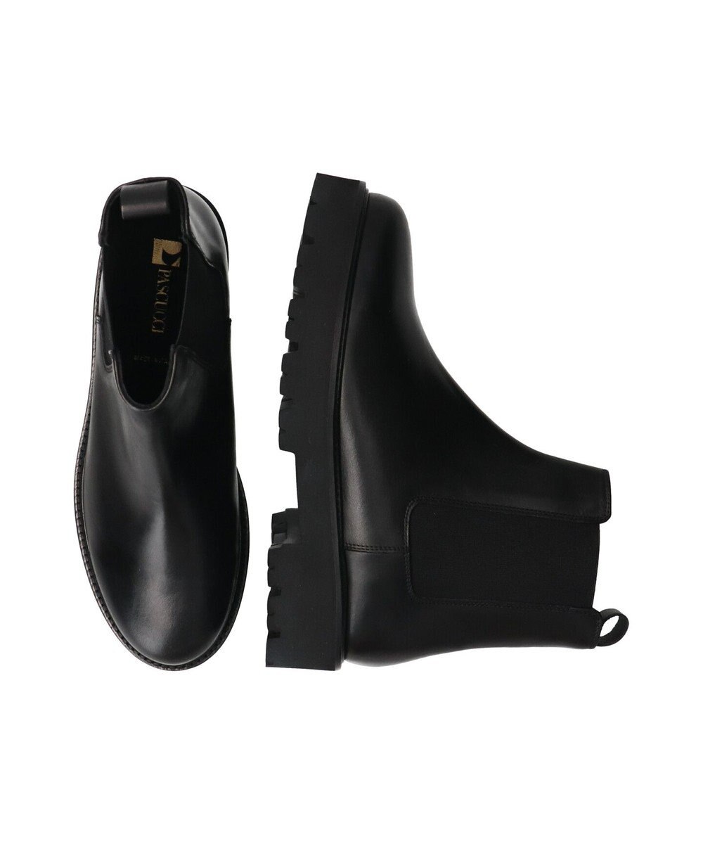 INTER-CHAUSSURES 【PASCUCCI】ラウンドトウベーシックサイドゴアブーツ 