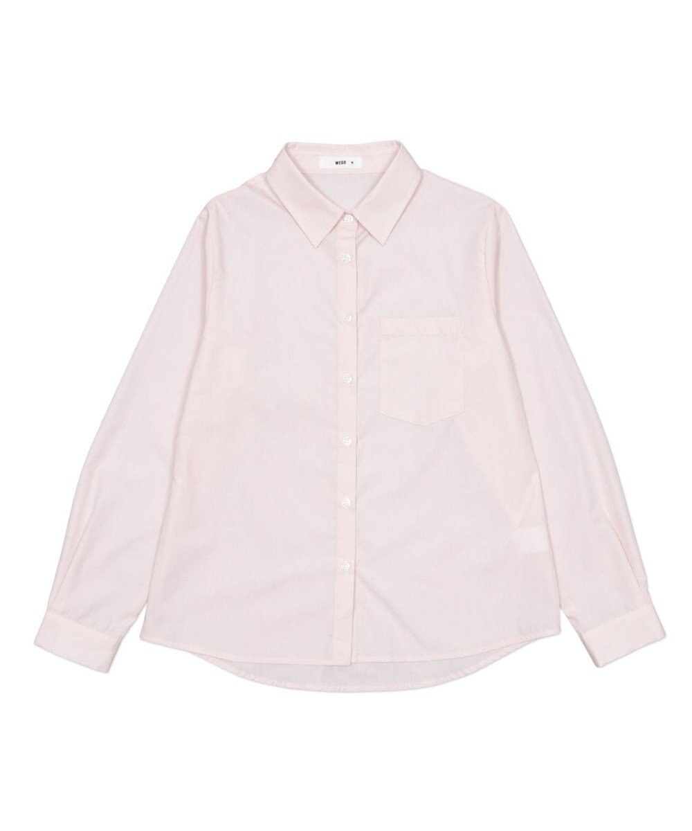 WEGO 【SCHOOLITEM】スクールシャツL／S 