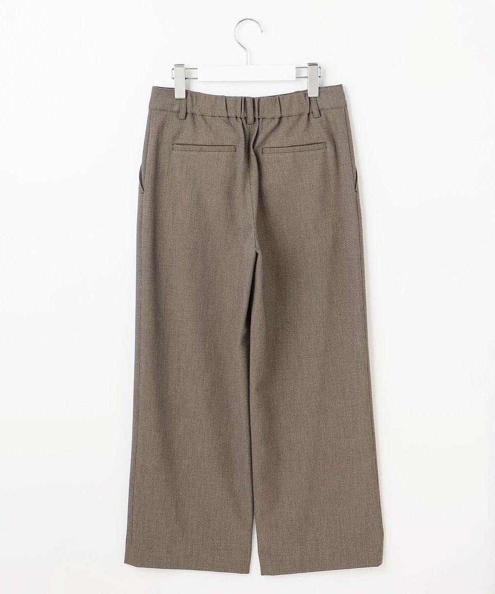 J.PRESS LADIES L 【洗える】T/Rアルガンシルク ワイド パンツ 