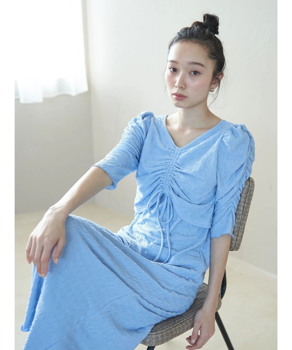 earth music&ecology やわらかカットソーレイヤード見えワンピース 