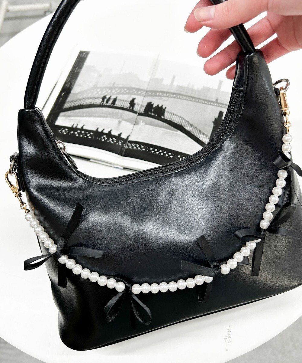 WEGO リボンパールハンドストラップ 