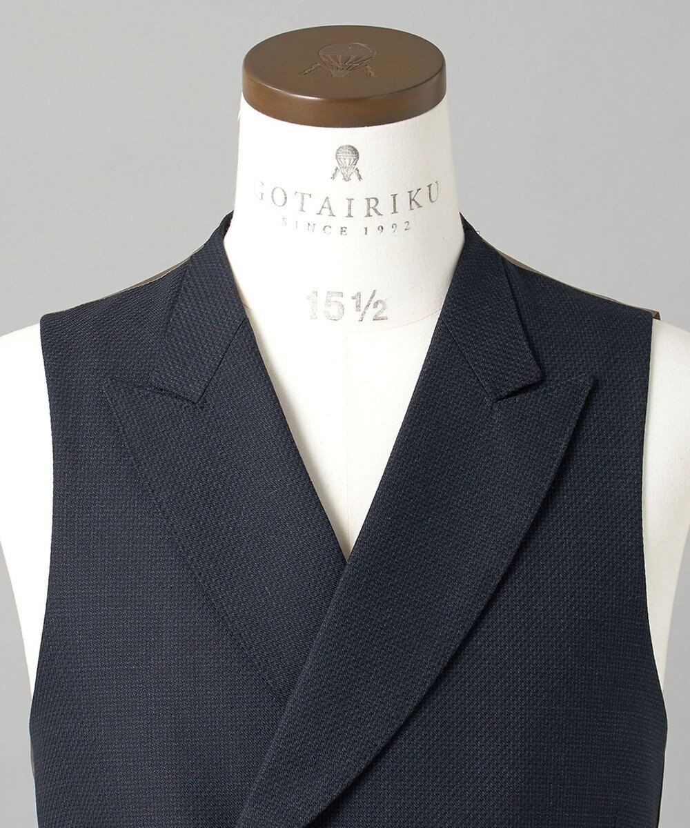 GOTAIRIKU 【ZEGNA/ゼニア】ISLANDFLEECE/アイランドフリース 3ピーススーツ（ネイビー） 