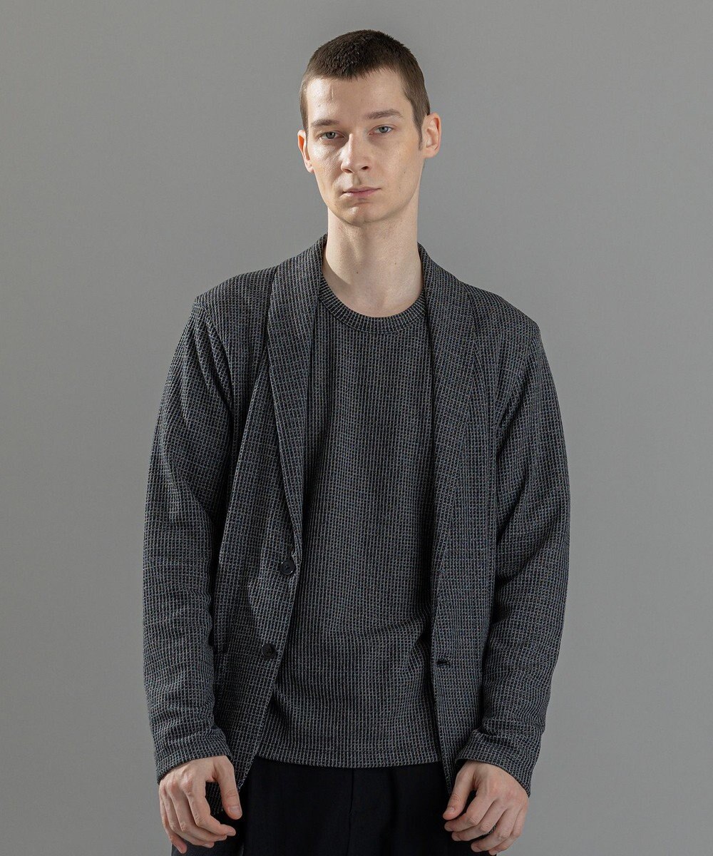 JOSEPH HOMME 新素材【洗える/清涼感】メランジクロスジャージー　カットソージャケット 