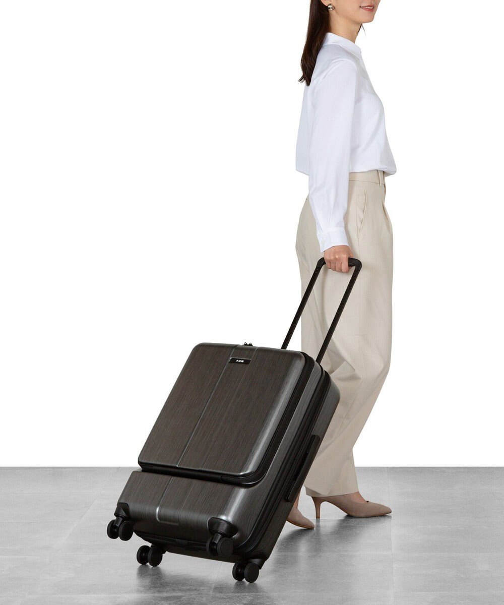 ACE BAGS & LUGGAGE ACE フォールズ スーツケー  4~5泊目安 フロントポケット・キャスターストッパー機能付き 06906 エース 