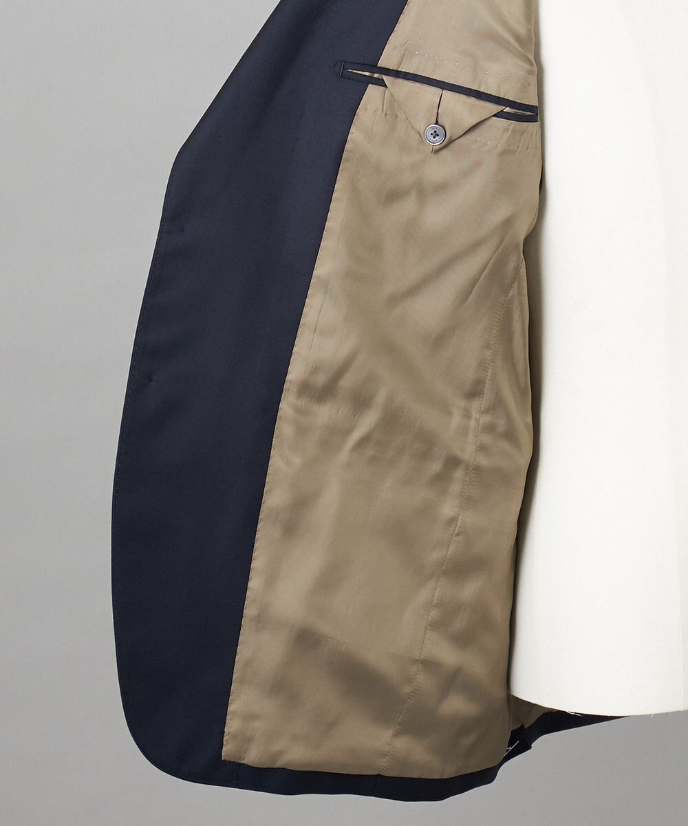 GOTAIRIKU シワになりにくい【御幸毛織/みゆきけおり】Superior160s 3ピーススーツ（ネイビー） 