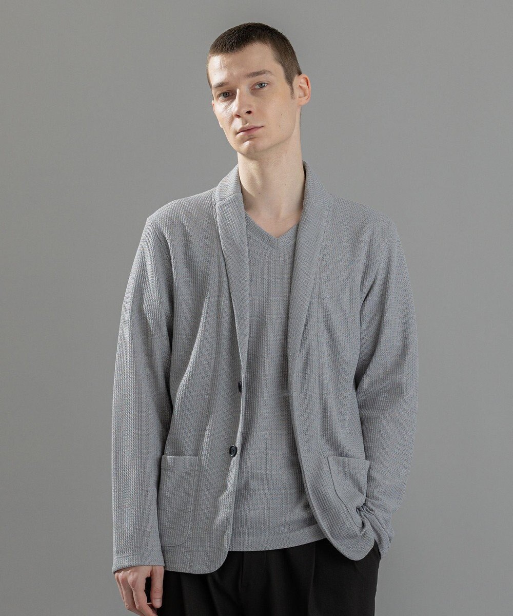 JOSEPH HOMME 新素材【洗える/清涼感】メランジクロスジャージー　カットソージャケット 