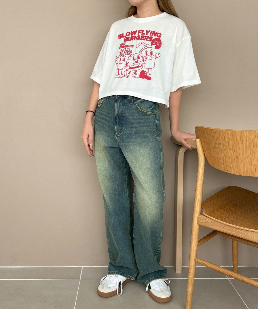 WEGO FUNNYグラフィックショートT 