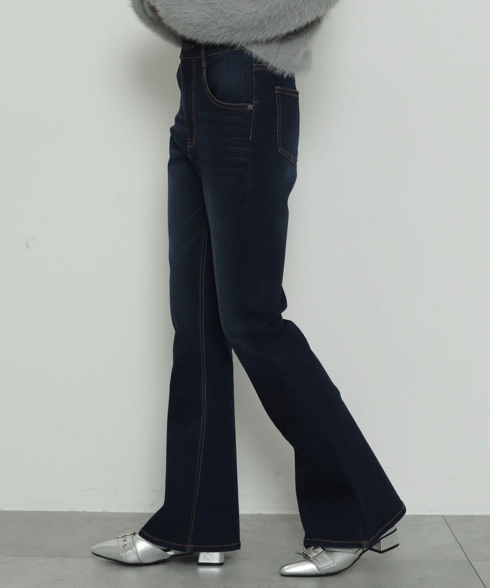 WEGO ストレッチフレアデニムパンツ 