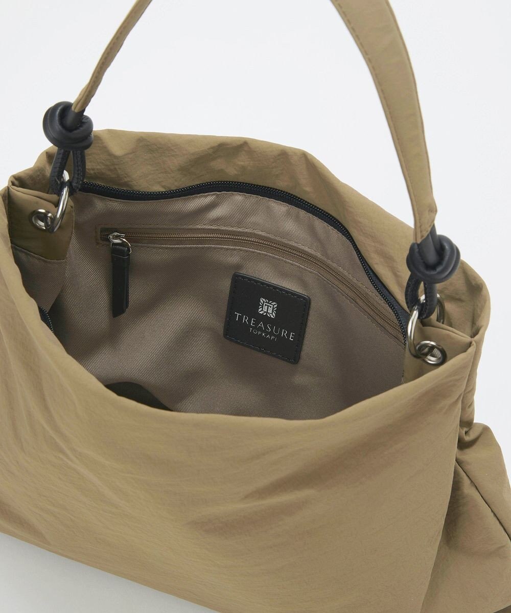 TOPKAPI 【TREASURE TOPKAPI】リンクルナイロン ノット ワンハンドル ショルダーバッグ 