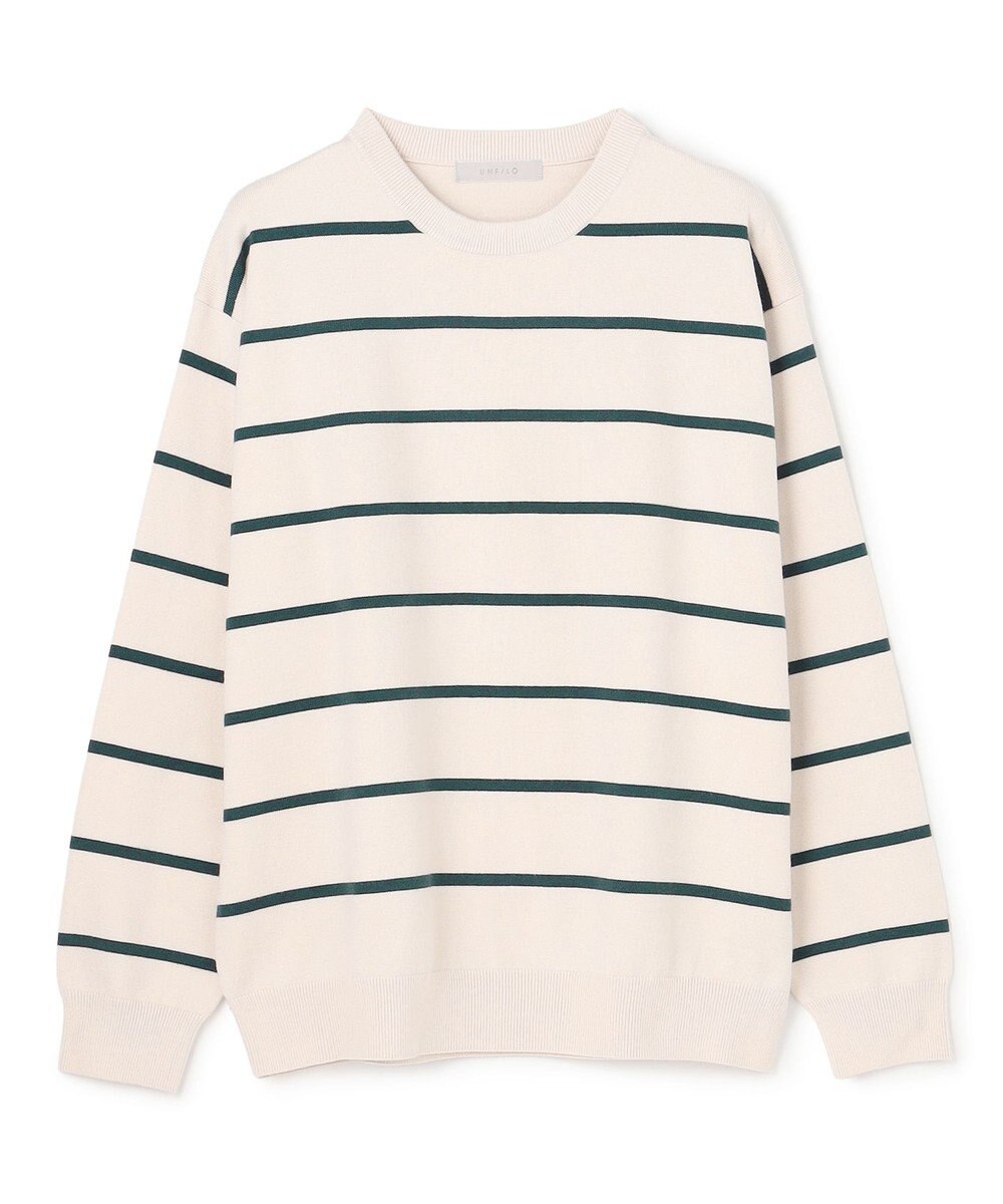 UNFILO MENS 【OCEANS YouTube 掲載/男女兼用】スムースシルキーニット 柄 