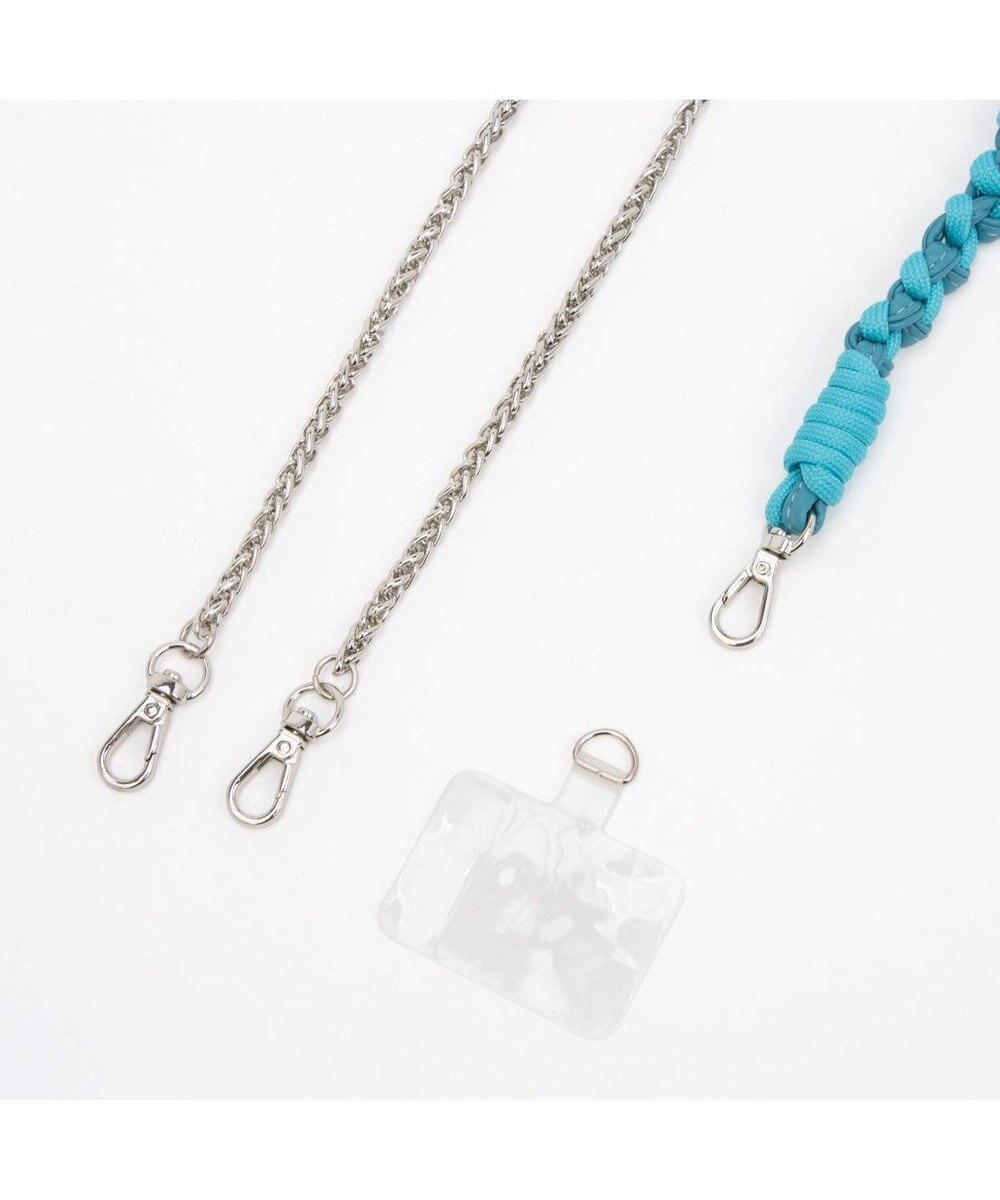 UNBILLION ペルケ perche / ドット型押し・ジャバラチャームウォレットショルダー 