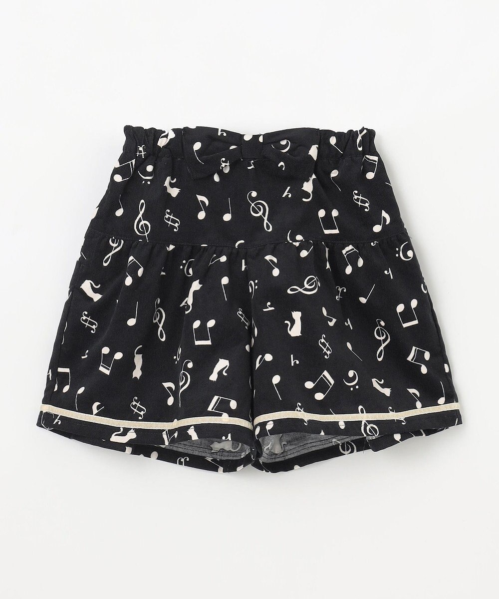 ANY KIDS 音符総柄キュロット 