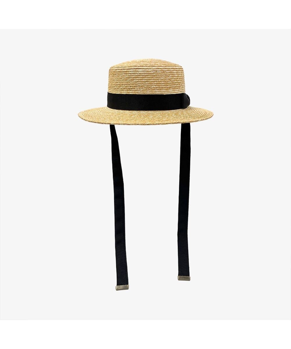 林八百吉商店 un chapeau　紐付きカンカン帽 