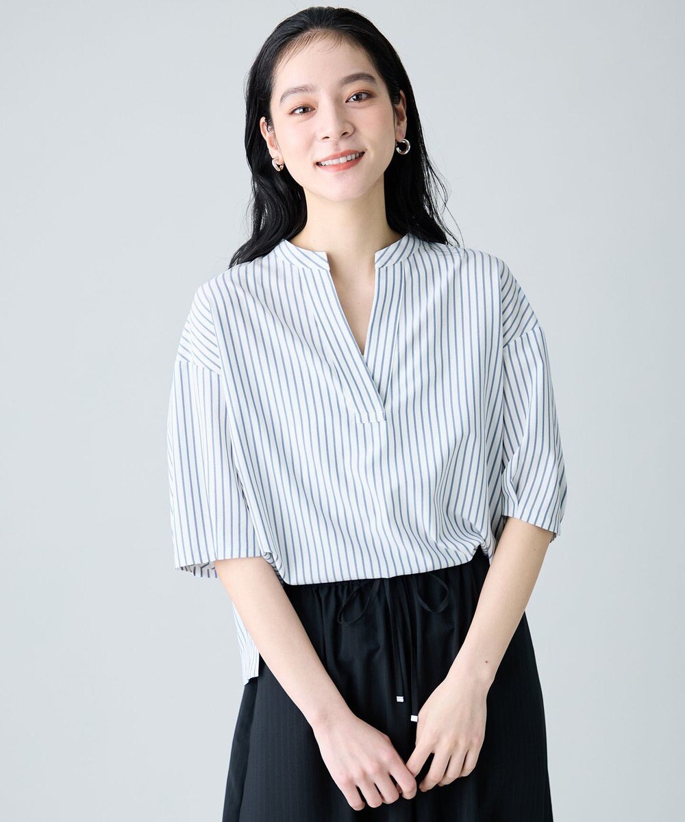 ANY 楽映えスキッパーブラウス 