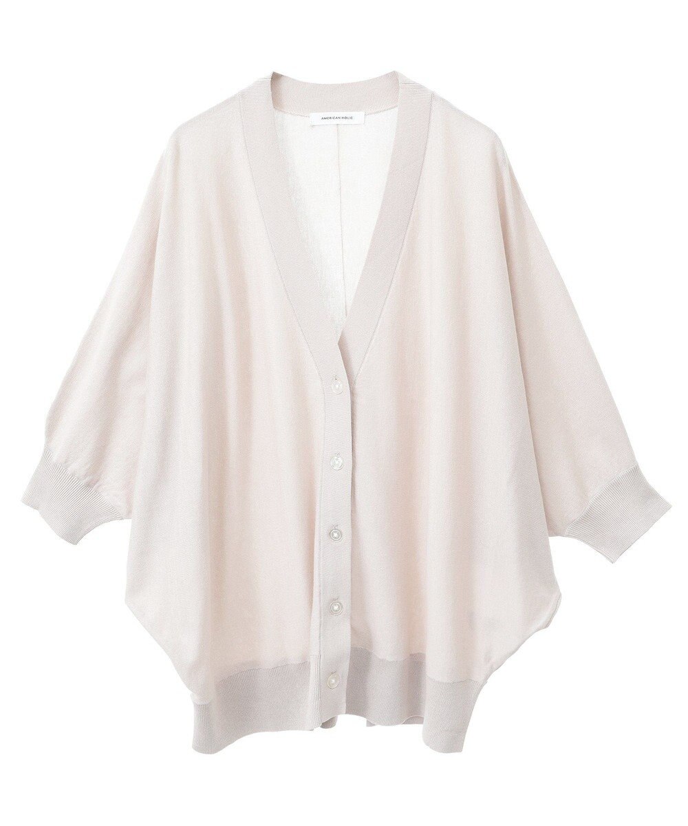 AMERICAN HOLIC UVカットドルマンニットカーディガン 