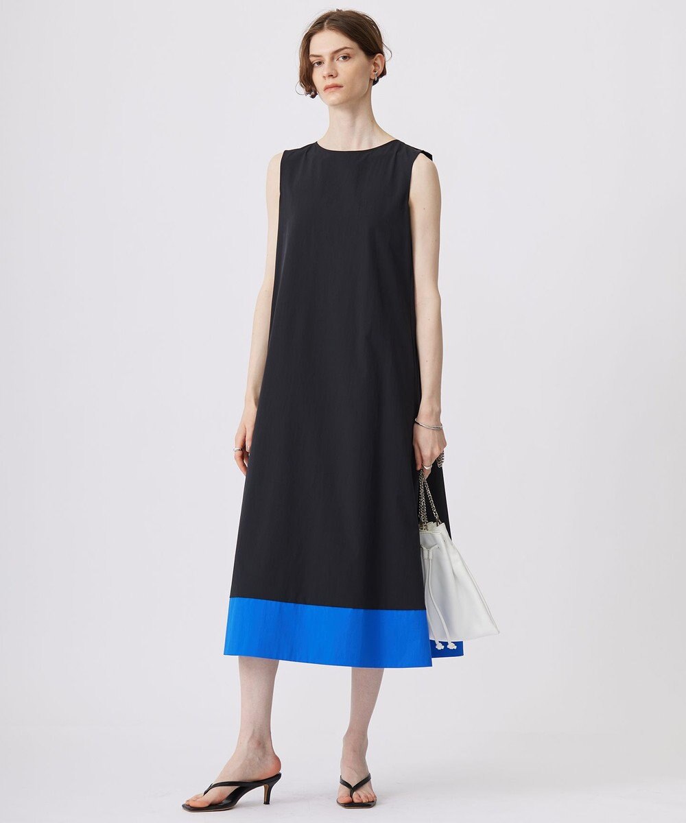 ICB L 【洗える】RENUソフトタイプライター ノースリーブワンピース 