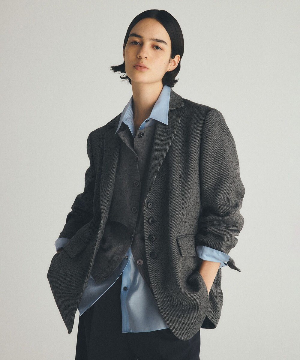 UNFILO レギュラーカラー ポプリンシャツ 