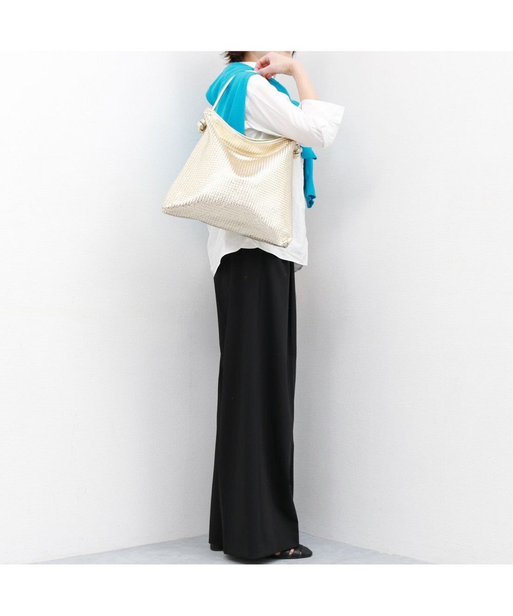 UNBILLION ペルケ perche / レザーメッシュ1本手結びトート 