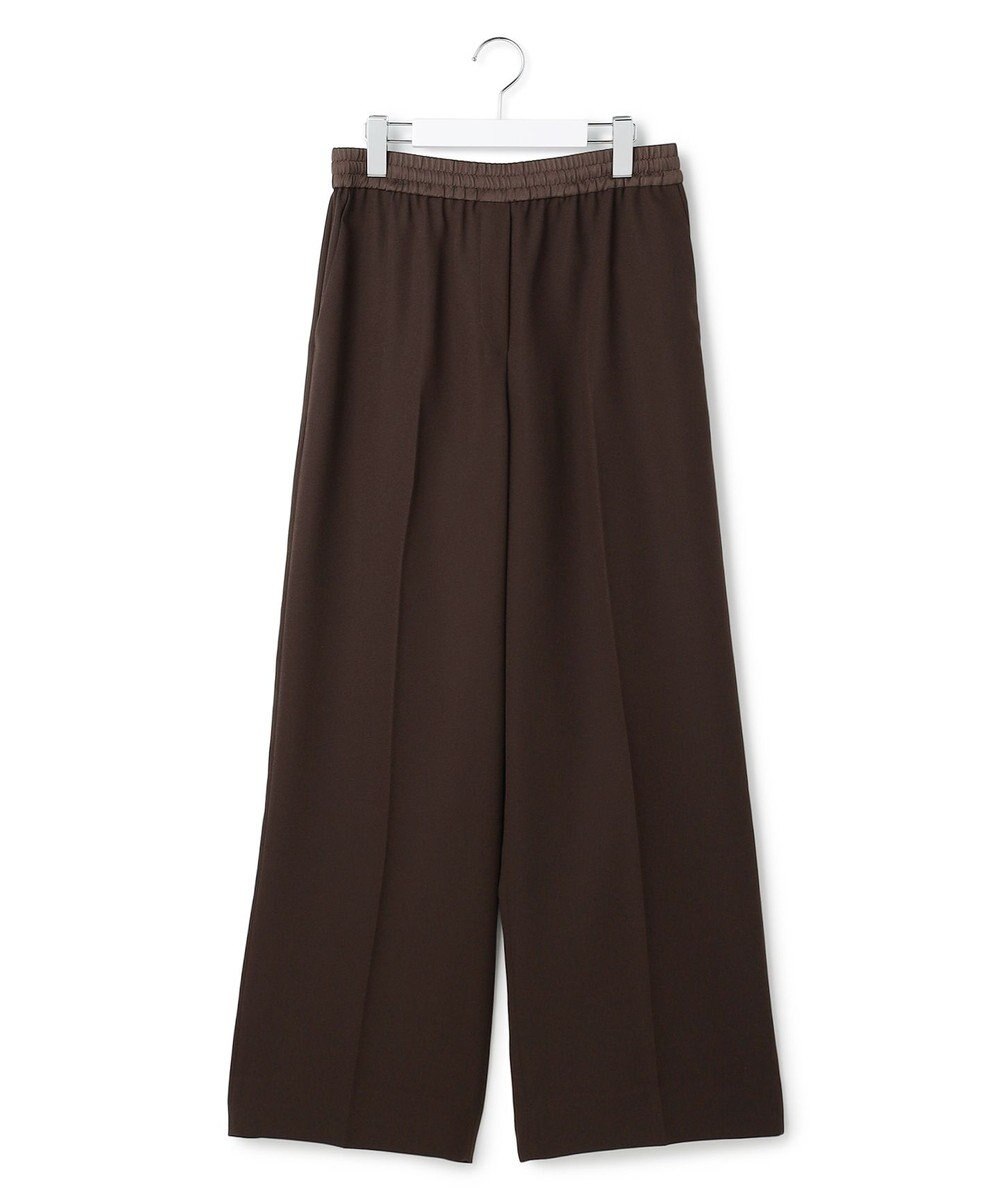 ICB L 【CLASSY.掲載・新色追加・WEB限定カラーあり】FluidBackSatin ワイドパンツ 