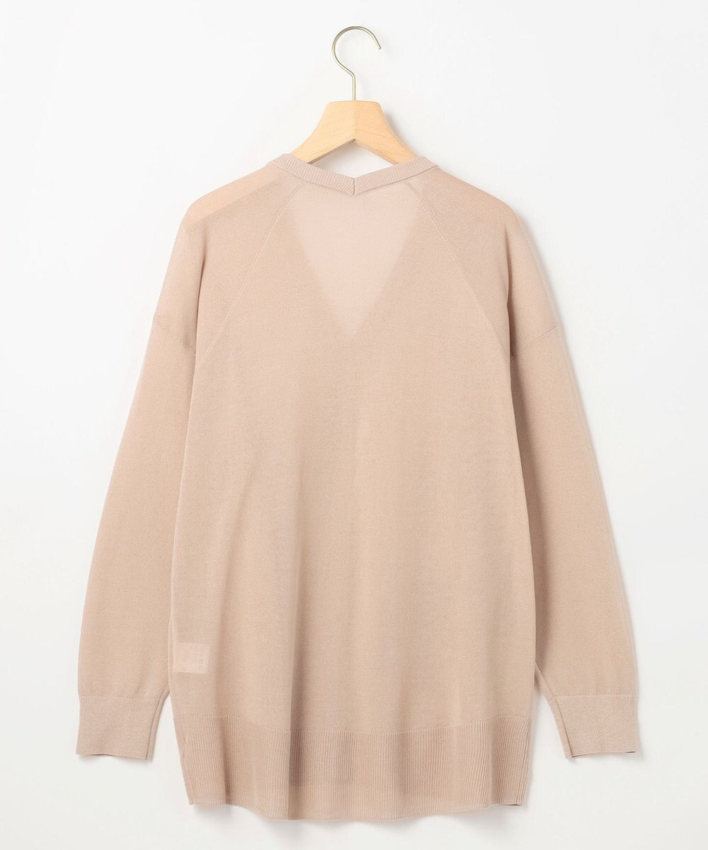 組曲 S 【先行予約】シアーニットVネック カーディガン 