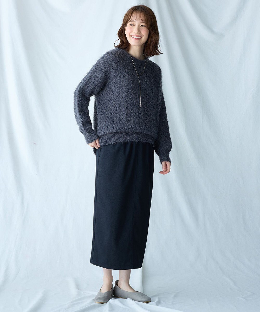 ANY チェーンミックスラリエットネックレス 