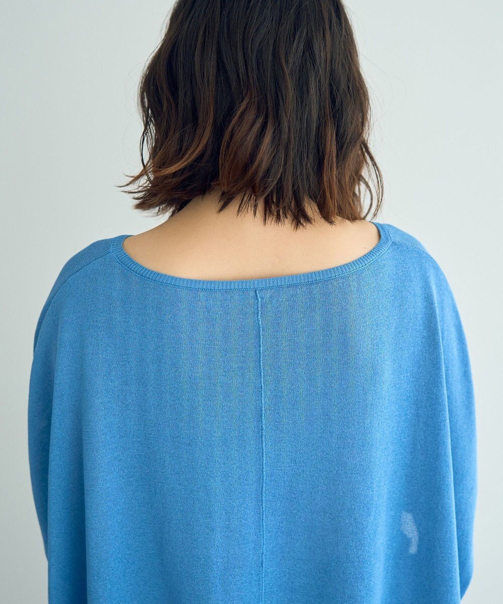 YECCA VECCA ペーパーヤーンルーズニット 