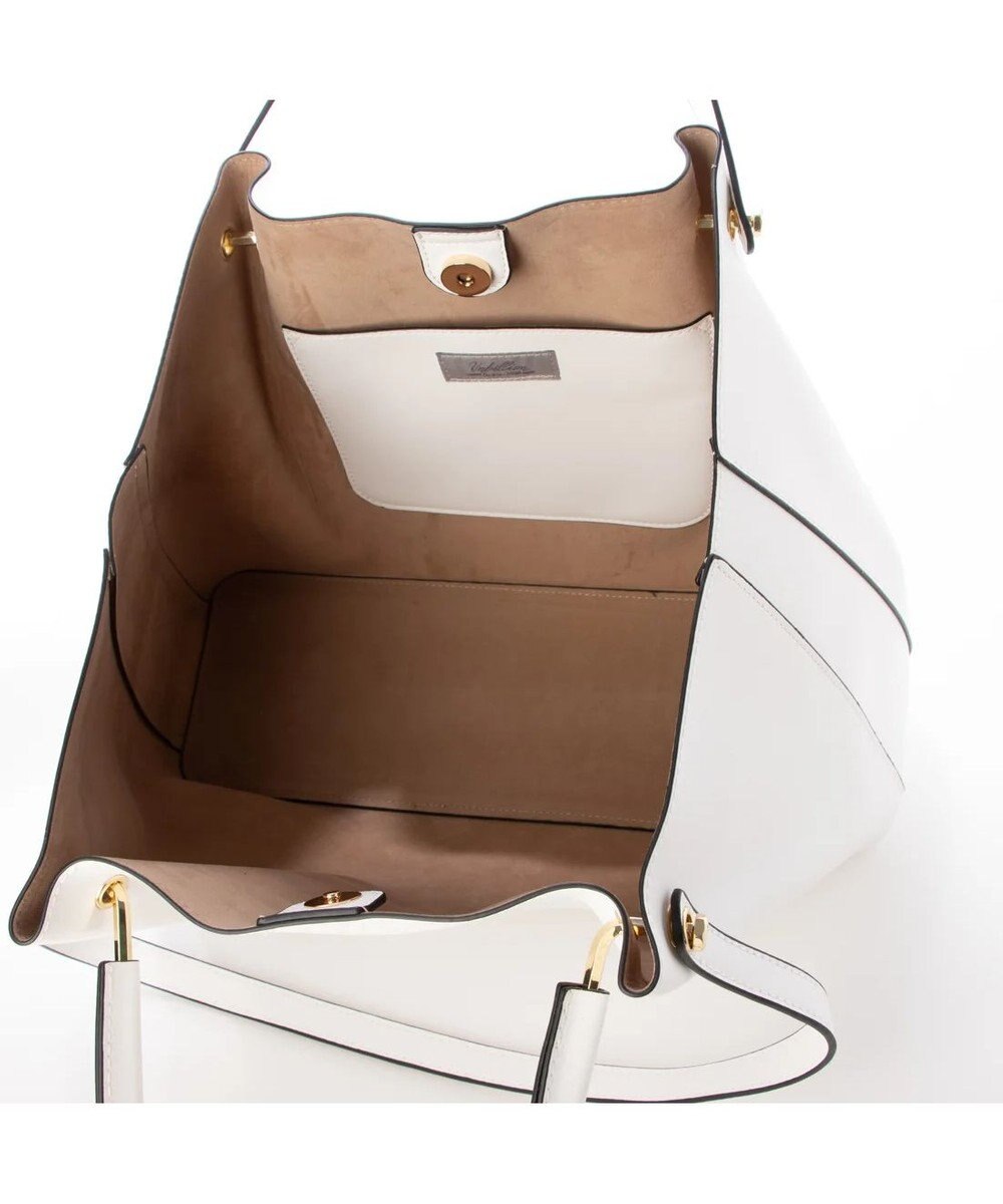 UNBILLION cachecache PCケース付きメタルハンドルA4トートバッグ 