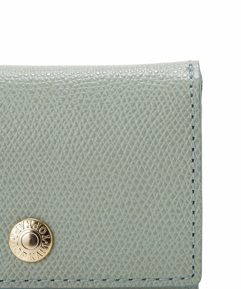 TOPKAPI 【TOPKAPI】角シボ型押し・三つ折りミニ財布 COLORATO コロラート 