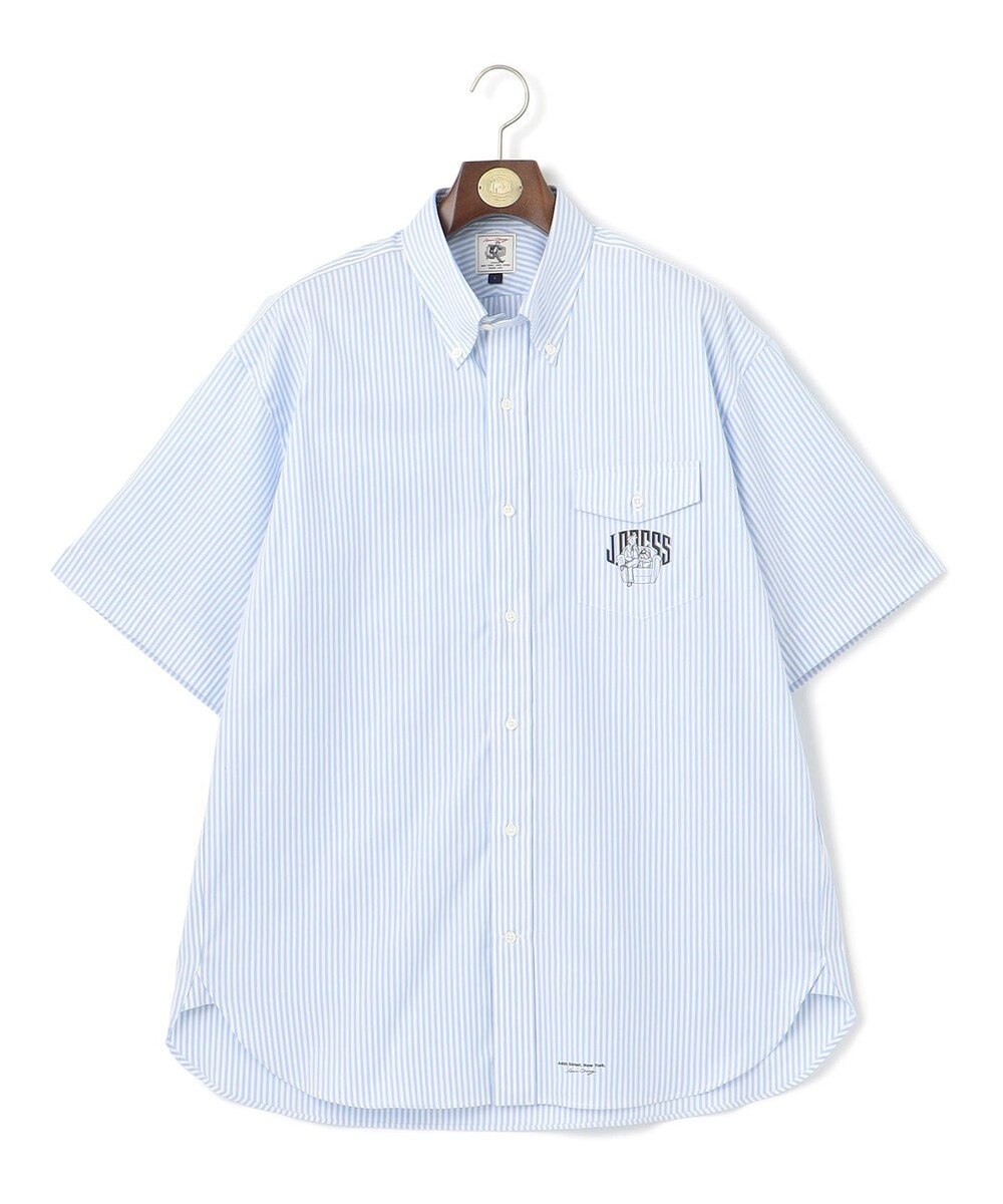 J.PRESS MEN 【AaronChang】【UNISEX】ピンオックス シャツ / バギーフィット 