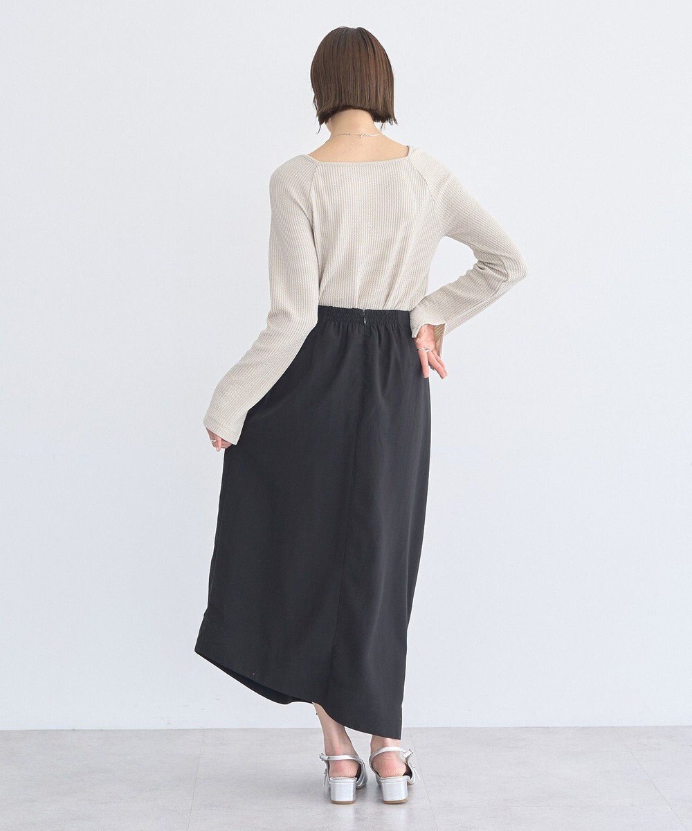 earth music&ecology ウエストツイストアシメスカート 