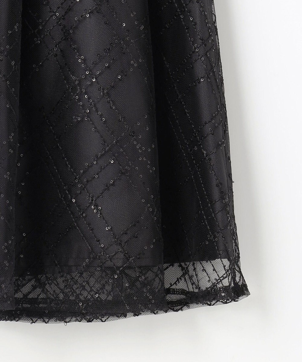 Feroux きらめきチェックフレア スカート 