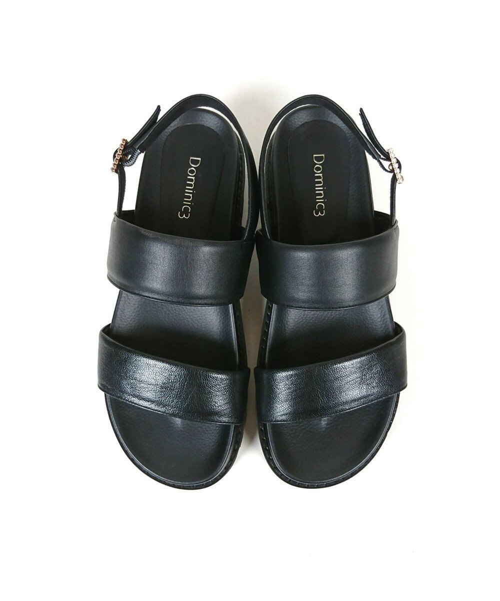 Dominic3 フットベット レザーパテッドサンダル 