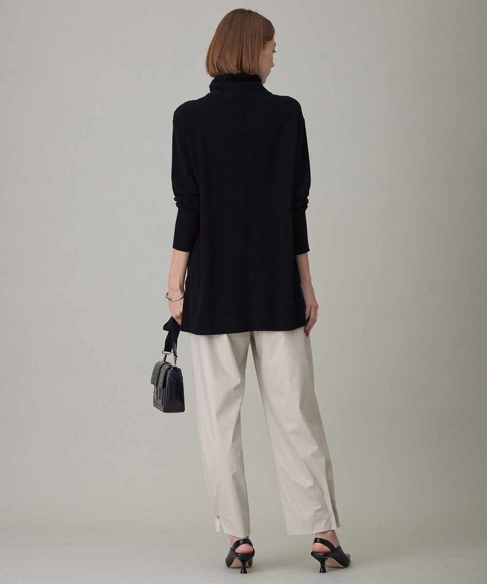 ICB 【洗える】 ライトフェイクレザー バレルパンツ 