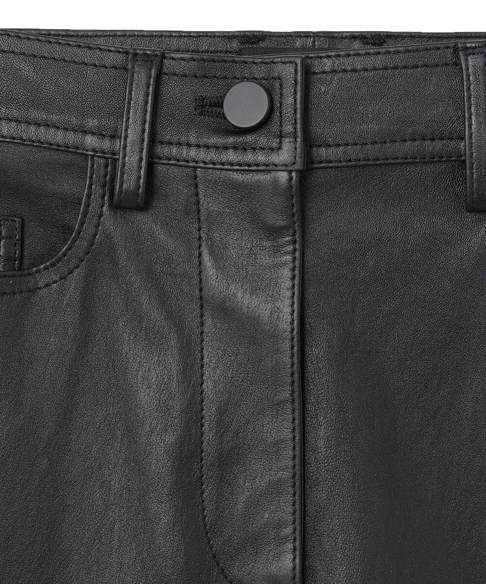 JOSEPH 【FOUNDATIONS】【AW23】レザーストレッチ　スリムフィットトラウザーズ 