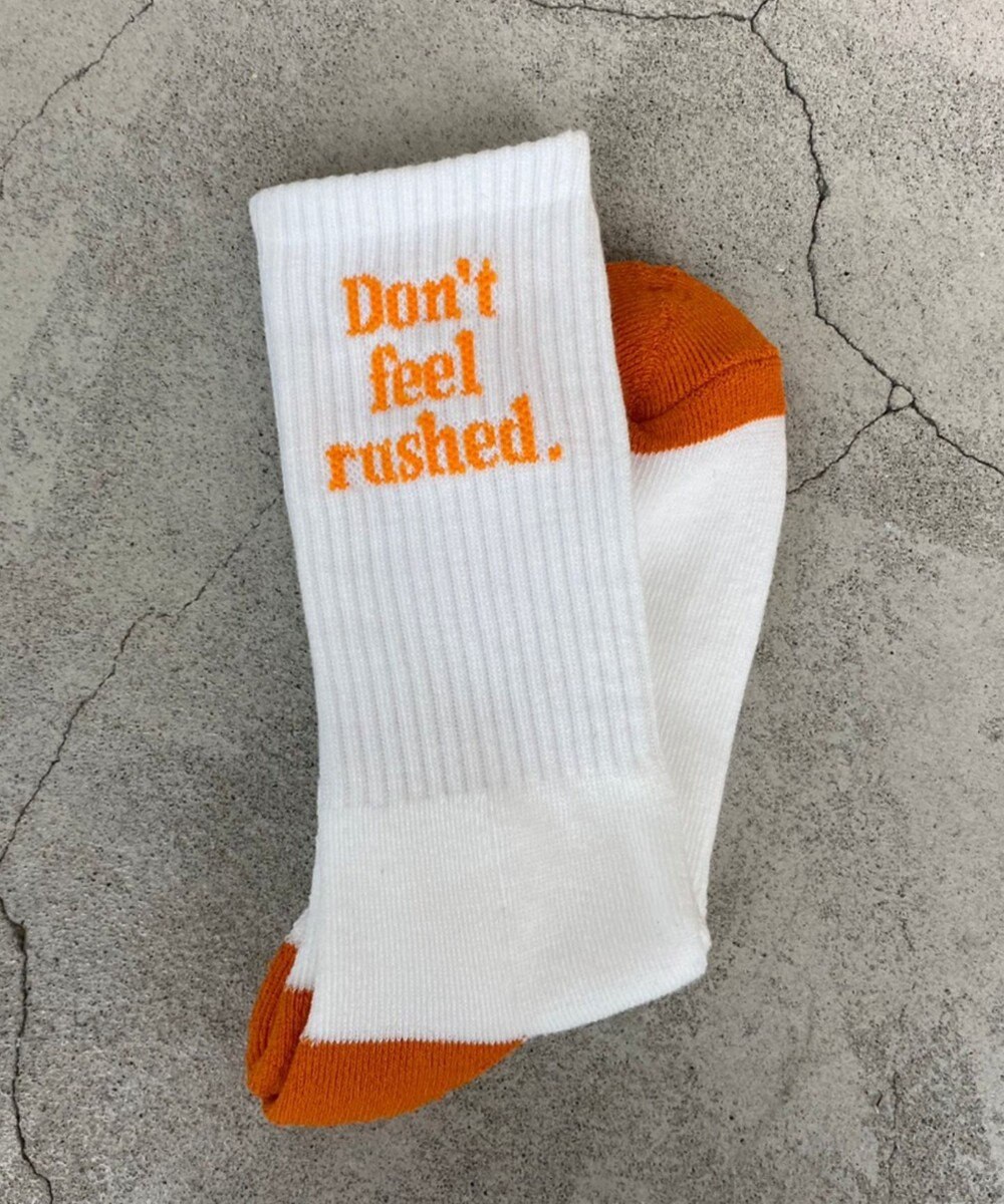 WEGO カラーロゴリブソックス 